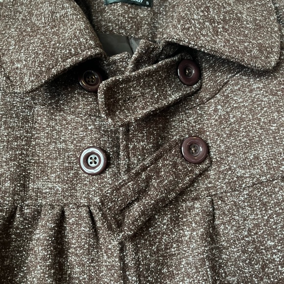 Brown Trendology Button Jacket (Small) - Picture 8 of 8